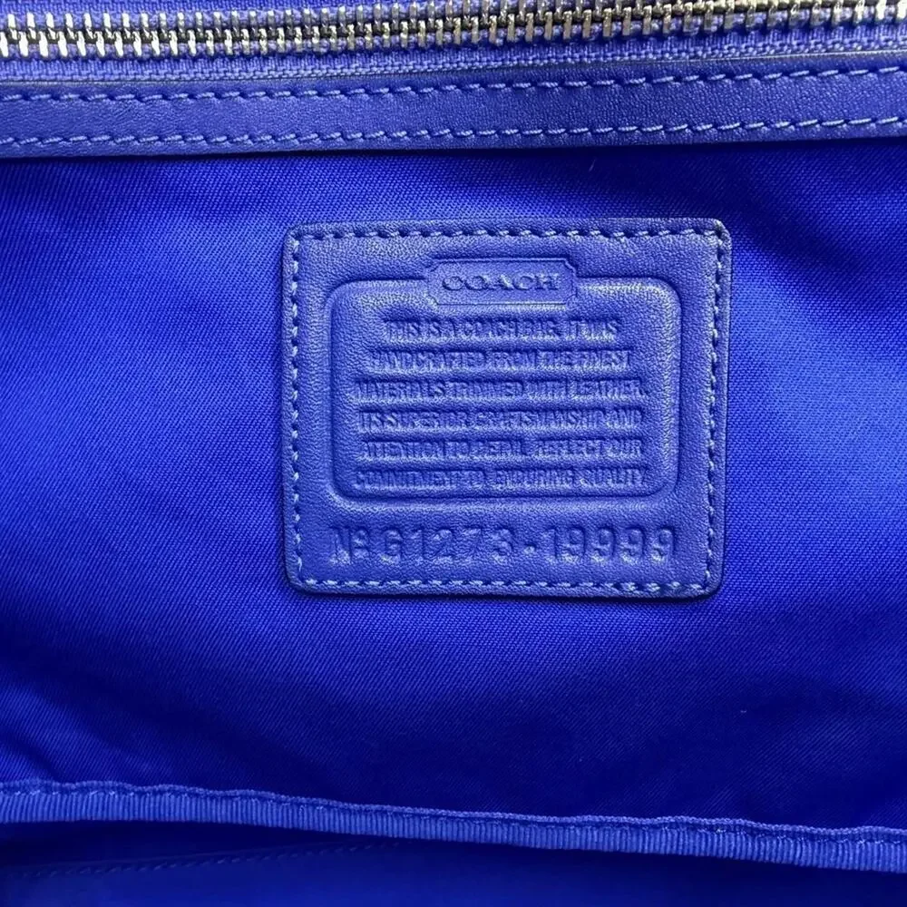 Vintage coach hamptons weekend signature tote